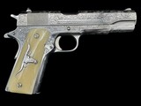 Engraved Colt 1911 Series 70 DW Harris - 1 of 9