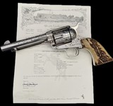 Special Ordered Engraved Colt SAA .45 - 1 of 15