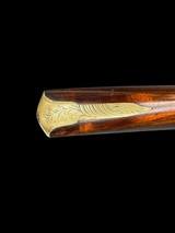 Rare Engraved Wilson & Co. Percussion Blunderbuss with Folding Bayonet - 7 of 15
