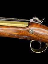 Rare Engraved Wilson & Co. Percussion Blunderbuss with Folding Bayonet - 8 of 15