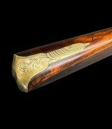 Rare Engraved Wilson & Co. Percussion Blunderbuss with Folding Bayonet - 12 of 15