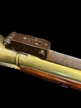 Rare Engraved Wilson & Co. Percussion Blunderbuss with Folding Bayonet - 6 of 15
