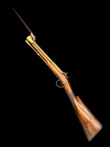 Rare Engraved Wilson & Co. Percussion Blunderbuss with Folding Bayonet - 2 of 15