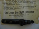 Lyman W61 tang sight
for a Winchester model 61 NOS? - 3 of 8