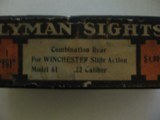 Lyman W61 tang sight
for a Winchester model 61 NOS? - 8 of 8