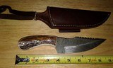 Custom stag knife - 1 of 5