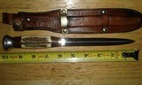 Custom stag handled dagger - 1 of 4