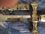 Free Mason, Secret society ceremonial sword - 2 of 8