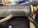 Crown stag Damascus hunting knife - Image 2 of 5