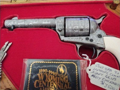 Colt SAA Wyoming Centennial .45 - Image 3 of 8