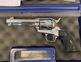 1997 Mfg. Colt SAA Single Action Army Nickel .45 LC 4 3/4" - 4 of 14