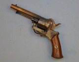 Belgian Lafaucheux Style Pin Fire Revolver. - 4 of 4
