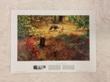 1988 Remington Art Collection - Set of 4 - Conflict in the Wild Prints. - 5 of 5