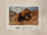 1988 Remington Art Collection - Set of 4 - Conflict in the Wild Prints. - 3 of 5