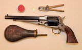Navy Arms Engraved New Model Army Revolver - 4 of 16