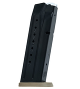 SMITH & WESSON M&P 17RD 9MM WITH BROWN BASE FACTORY MAGAZINE USED - 1 of 2