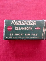 Remington Kleanbore32 Short Rimfire - 1 of 2