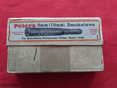 Peters 8mm Ammo