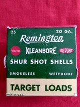 Remington Kleanbore
20 Ga.