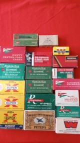 Vintage Empty Ammo Boxes