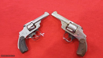Pair of Smith and Wesson Safety Hammerless