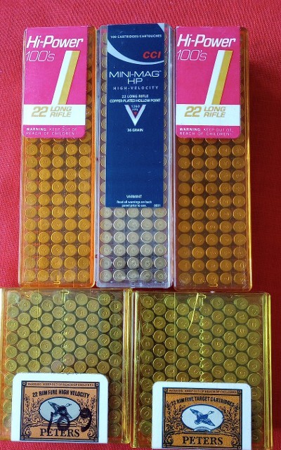 Federal
CCI & Peters
22LR