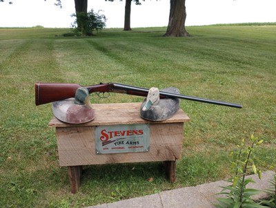 STEVENS MODEL 330 DOUBLE BARREL SHOTGUN