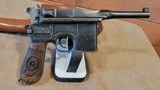 Broomhandle Mauser C96 Red 9 Police Rework 9mm Matching - 2 of 15