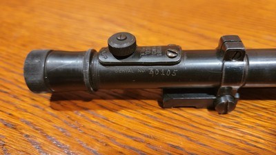 WWII Weaver M73B1 Sniper Scope M1903A4 - Image 3 of 9