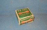 Box Remington Arms Kleanbore B.B. Caps / Rimfire / Used in Galleries and Carnivals FREE SHIPPING - 2 of 5