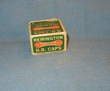 Box Remington Arms Kleanbore B.B. Caps / Rimfire / Used in Galleries and Carnivals FREE SHIPPING - 3 of 5