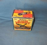 Full Box of 25 PETERS High Velocity 12 ga. Shotgun Shells in Original Duck Box - 1 of 4