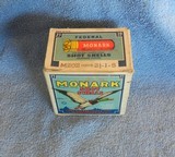 Full Box 25 Federal Monark Shotgun Shells 20ga. Original Box Duck Design FREE SHIPPING - 1 of 5