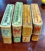 VINTAGE 38-55 win.in 2 piece boxes. 4 Boxes = 80 rounds of Winchester early 1900's 38-55 win. - 3 of 10