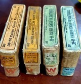 VINTAGE 38-55 win.in 2 piece boxes. 4 Boxes = 80 rounds of Winchester early 1900's 38-55 win. - 4 of 10