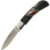 SANTE FEE STONEWORKS MAMMOTH TOOTH AND BOG WOOD 3" FOLDING KNIFE