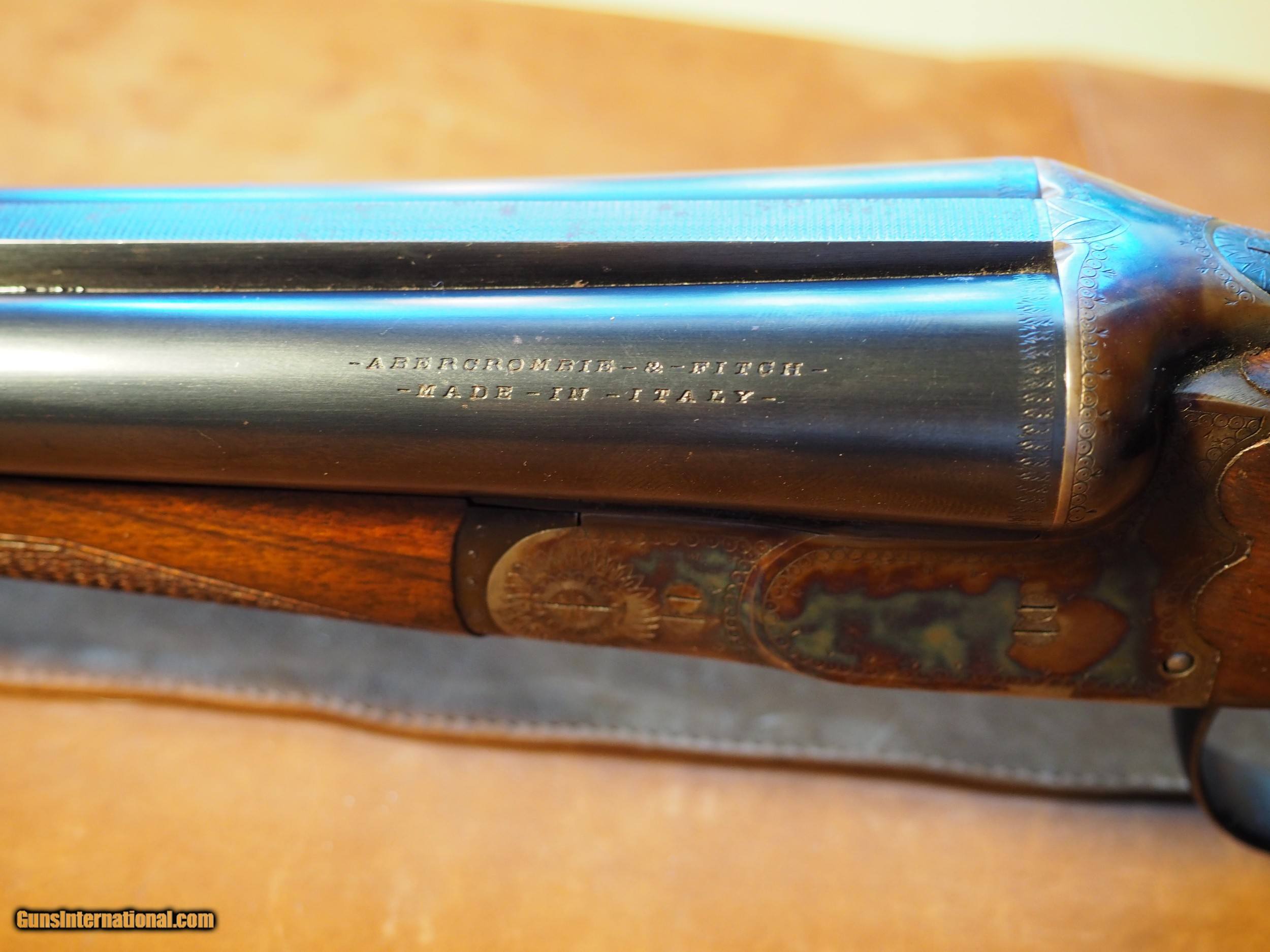 Abercrombie&Fitch Imported Zoli&Rizzini 20 Gauge SxS Shotgun