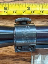 Redfield 4X 3/4" tube scope with Weaver detachable mount - 2 of 5