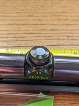 Redfield 4X 3/4" tube scope with Weaver detachable mount - 4 of 5