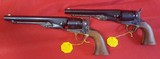 Second gen Model F9005 Colt Cavalry commemorative 1860 army pair with shoulder stock - 2 of 15
