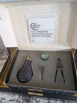 Colt 2nd Generation Black Lacquered French Fit Presentation case with all 1860 Army accessories NO GUN - 4 of 5