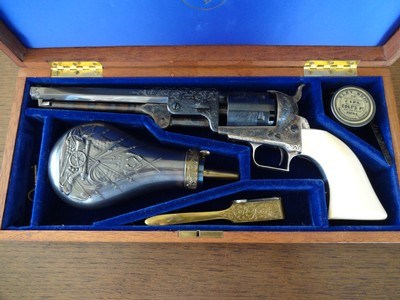 One of a kind First AA White Second Gen 1851 engraved 2nf generation Navy, cased
