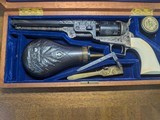 One of a kind First AA White Second Gen 1851 engraved 2nf generation Navy, cased - 7 of 13