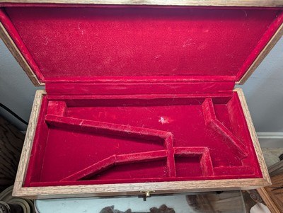 Custom Colt or Remington Oak Presentation case