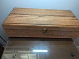 Custom Colt or Remington Oak Presentation case - 6 of 6