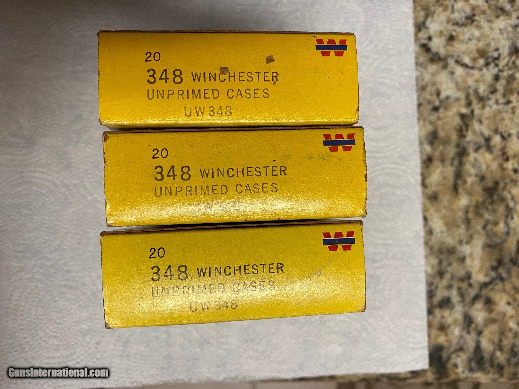 348 Winchester - New Winchester Brass