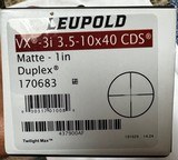 Leupold VX-3i 3.5x10x40 Rifle Scope, Model Number 170683 - 7 of 8