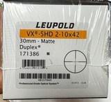 Leupold VX-5HD 2-10x42 Non Illuminated DuplexRiflescope 171386 - 1 of 2