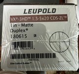 Leupold VX 3 HD 1.5x5x20
CDS ZL Scope
NIB