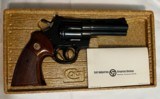 Colt Python revolver, 357 magnum, 4 inch Blue, 1973 manufacture, Appears As NIB